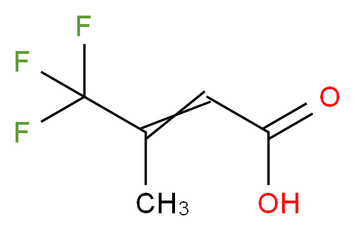 3-(三氟甲基)丁烯酸_分子结构_CAS_69056-67-3)