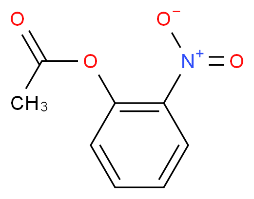 o-NITROPHENYL ACETATE_分子结构_CAS_610-69-5)