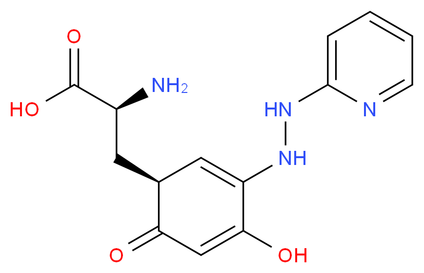 2-Oxy-4-Hydroxy-5-(2-Hydrazinopyridine)Phenylalanine_分子结构_CAS_)