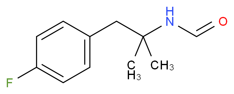 N-[2-(4-Fluorophenyl)-1,1-dimethylethyl]formamide_分子结构_CAS_21328-16-5)