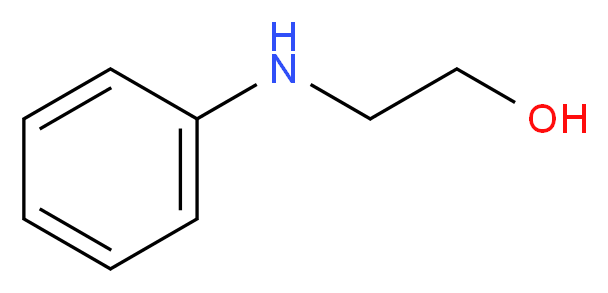 N-羟乙基苯胺_分子结构_CAS_122-98-5)