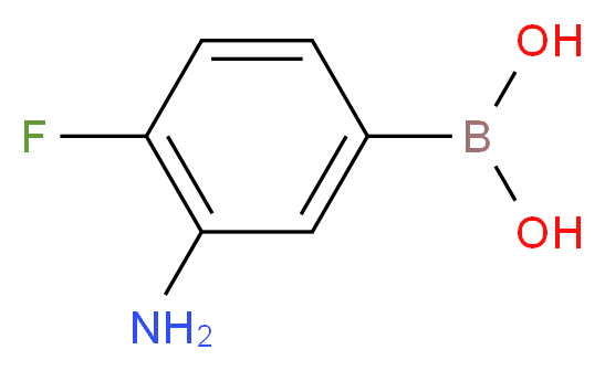 (3-amino-4-fluorophenyl)boronic acid_分子结构_CAS_873566-75-7