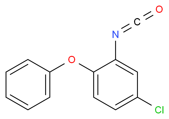 5-氯-2-苯氧基苯基异氰酸酯_分子结构_CAS_85385-33-7)