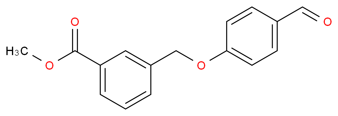 methyl 3-(4-formylphenoxymethyl)benzoate_分子结构_CAS_225942-73-4