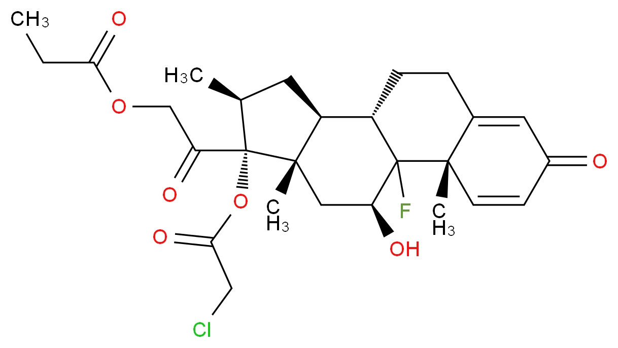 Betamethasone Dipropionate _分子结构_CAS_5593-20-4)