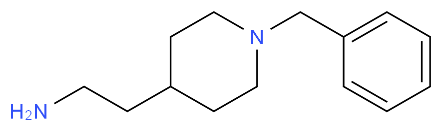 2-(1-Benzylpiperidin-4-yl)ethanamine_分子结构_CAS_86945-25-7)