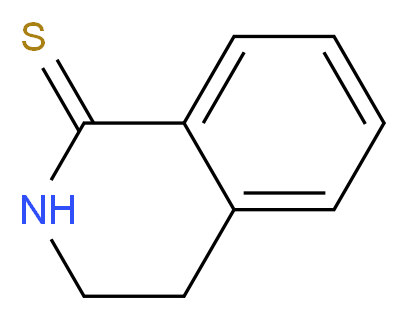 1,2,3,4-tetrahydroisoquinoline-1-thione_分子结构_CAS_6552-60-9)