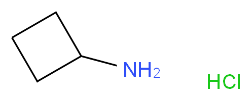 cyclobutanamine hydrochloride_分子结构_CAS_)