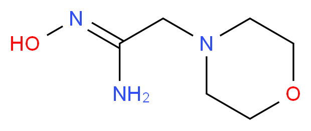 N'-hydroxy-2-(morpholin-4-yl)ethanimidamide_分子结构_CAS_5815-63-4)