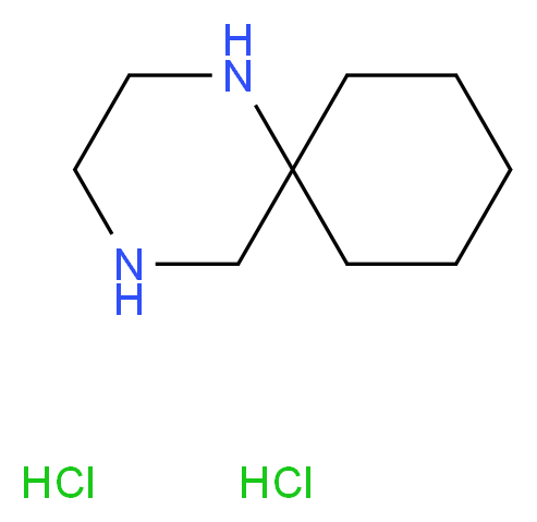 1,4-diazaspiro[5.5]undecane dihydrochloride_分子结构_CAS_1159822-91-9