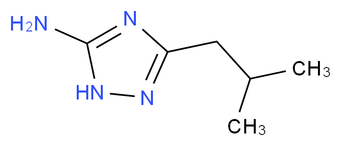 5-(2-methylpropyl)-4H-1,2,4-triazol-3-amine_分子结构_CAS_76955-95-8