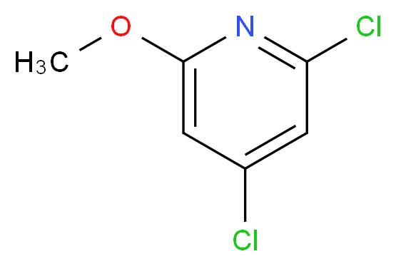 2,4-dichloro-6-methoxypyridine_分子结构_CAS_1227572-43-1