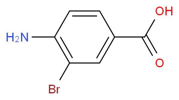 4-氨基-3-溴苯甲酸_分子结构_CAS_6311-37-1)