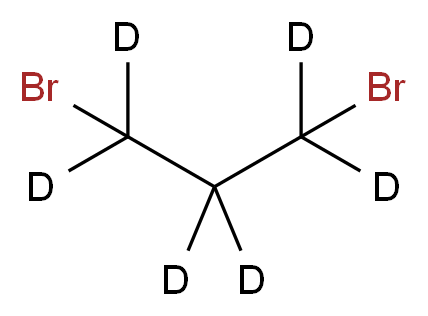 dibromo(<sup>2</sup>H<sub>6</sub>)propane_分子结构_CAS_120404-22-0