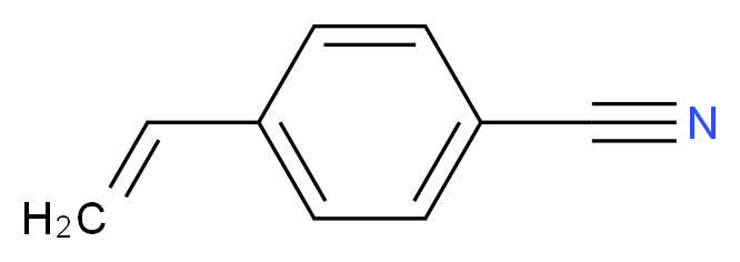 4-ethenylbenzonitrile_分子结构_CAS_3435-51-6