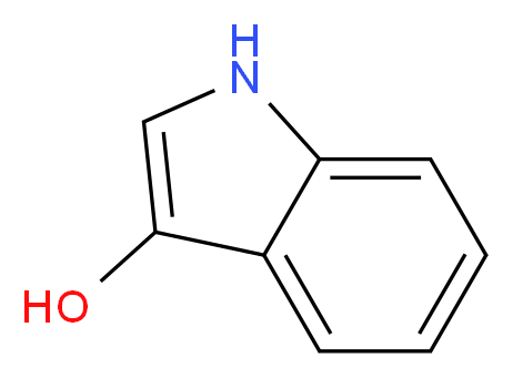 3-Hydroxy-1H-indole_分子结构_CAS_480-93-3)