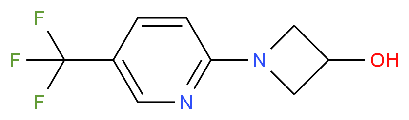 1-[5-(trifluoromethyl)pyridin-2-yl]azetidin-3-ol_分子结构_CAS_)