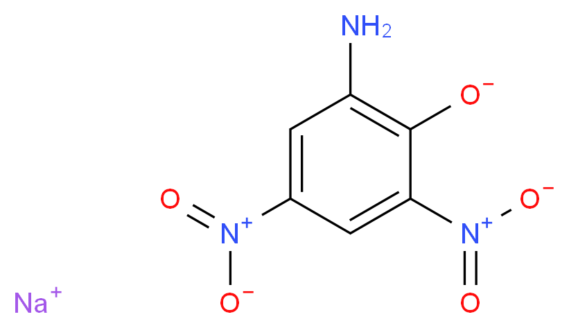 PICRAMIC ACID SODIUM SALT_分子结构_CAS_831-52-7)