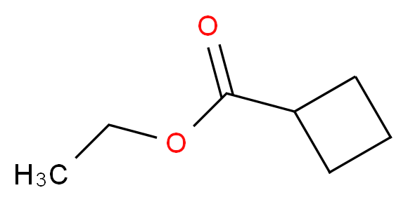 环丁烷甲酸乙酯_分子结构_CAS_14924-53-9)