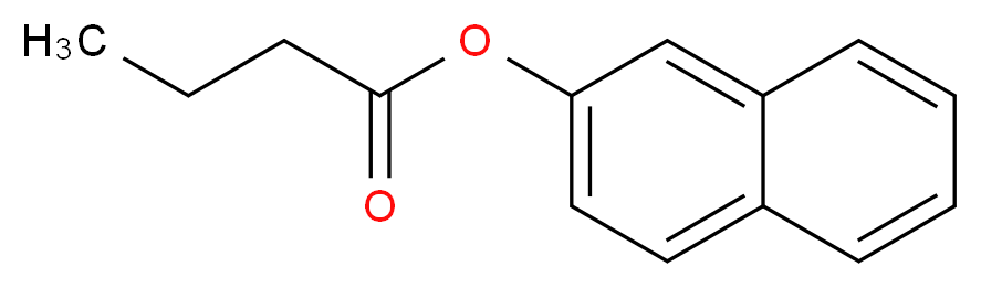 2-Naphthyl butyrate_分子结构_CAS_5856-33-7)