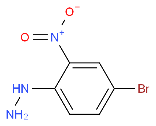 4-Bromo-2-nitrophenylhydrazine_分子结构_CAS_59488-34-5)