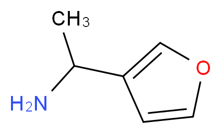 1-(furan-3-yl)ethan-1-amine_分子结构_CAS_252372-09-1