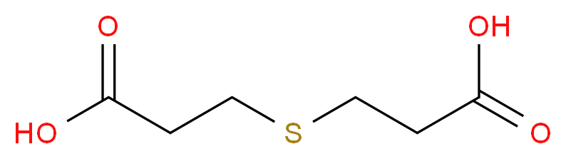 3-[(2-carboxyethyl)sulfanyl]propanoic acid_分子结构_CAS_111-17-1