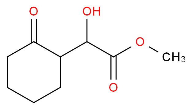 Methyl 2-hydroxy-2-(2-oxocyclohexyl)acetate_分子结构_CAS_352547-75-2)