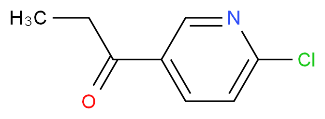 1-(6-chloropyridin-3-yl)propan-1-one_分子结构_CAS_872088-03-4)