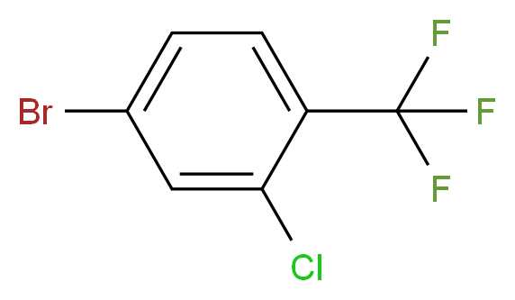 4-Bromo-2-chlorobenzotrifluoride_分子结构_CAS_467435-07-0)