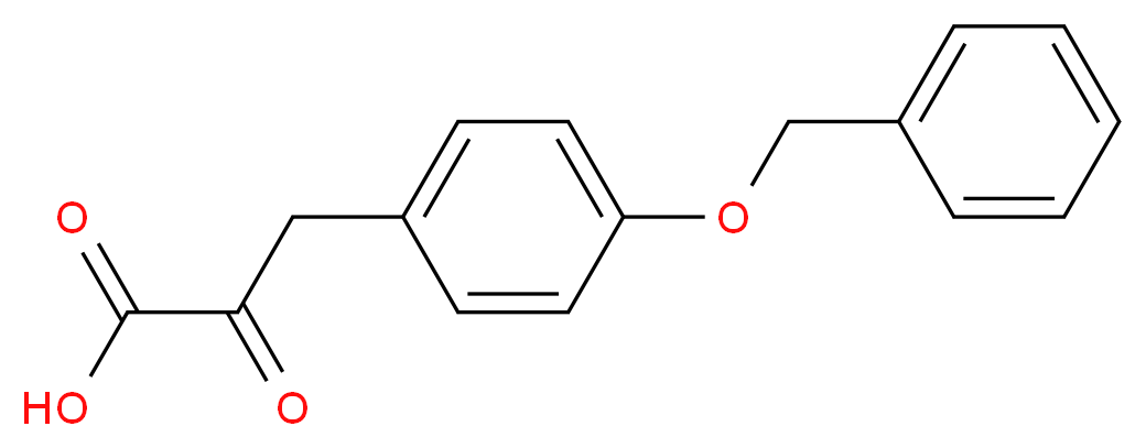 3-[4-(benzyloxy)phenyl]-2-oxopropanoic acid_分子结构_CAS_)