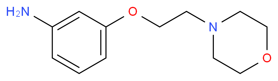 3-(2-Morpholin-4-yl-ethoxy)-phenylamine_分子结构_CAS_)