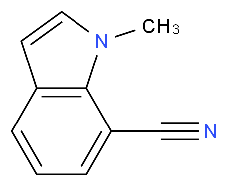 1-methyl-1H-indole-7-carbonitrile_分子结构_CAS_52951-14-1)