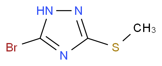 5-Bromo-3-(methylthio)-1H-1,2,4-triazole_分子结构_CAS_15777-62-5)