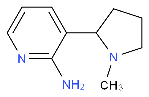 3-(1-methylpyrrolidin-2-yl)pyridin-2-amine_分子结构_CAS_32726-84-4)