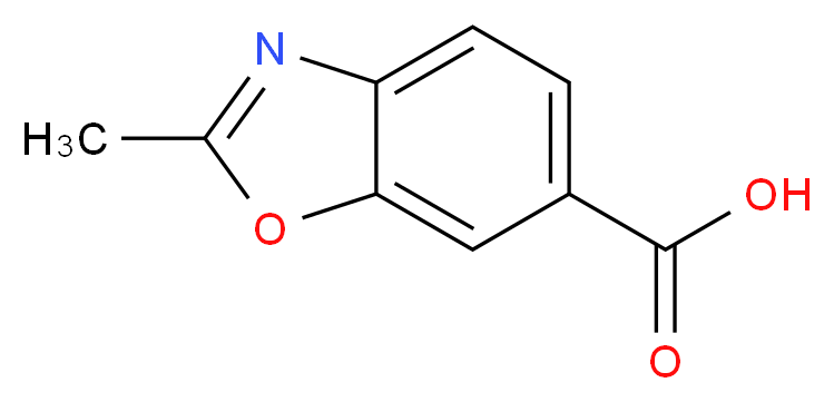 2-methyl-1,3-benzoxazole-6-carboxylic acid_分子结构_CAS_13452-14-7