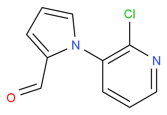 1-(2-Chloro-pyridin-3-yl)-1H-pyrrole-2-carbaldehyde_分子结构_CAS_97580-57-9)