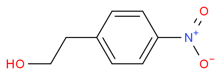 2-(4-nitrophenyl)ethan-1-ol_分子结构_CAS_100-27-6