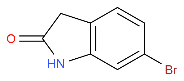 6-溴-2-羟吲哚_分子结构_CAS_99365-40-9)