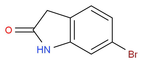 6-Bromooxindole_分子结构_CAS_99365-40-9)