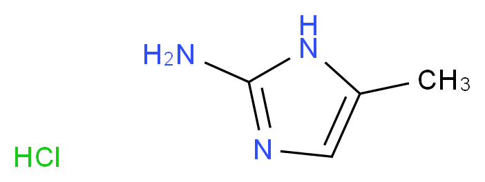 5-methyl-1H-imidazol-2-amine hydrochloride_分子结构_CAS_6775-38-8