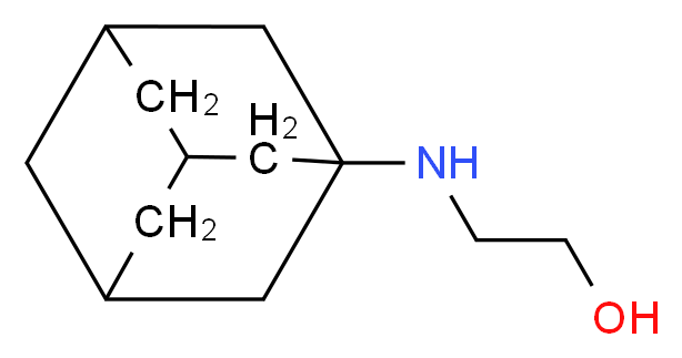 2-(1-Adamantylamino)ethanol_分子结构_CAS_3716-66-3)