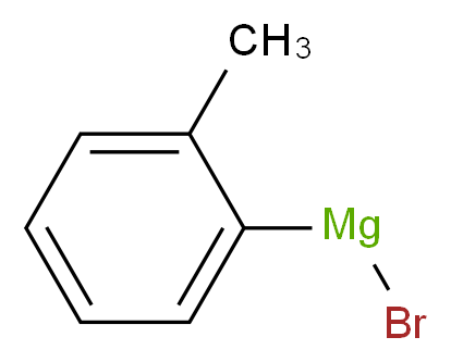 邻甲苯基溴化镁 溶液_分子结构_CAS_932-31-0)