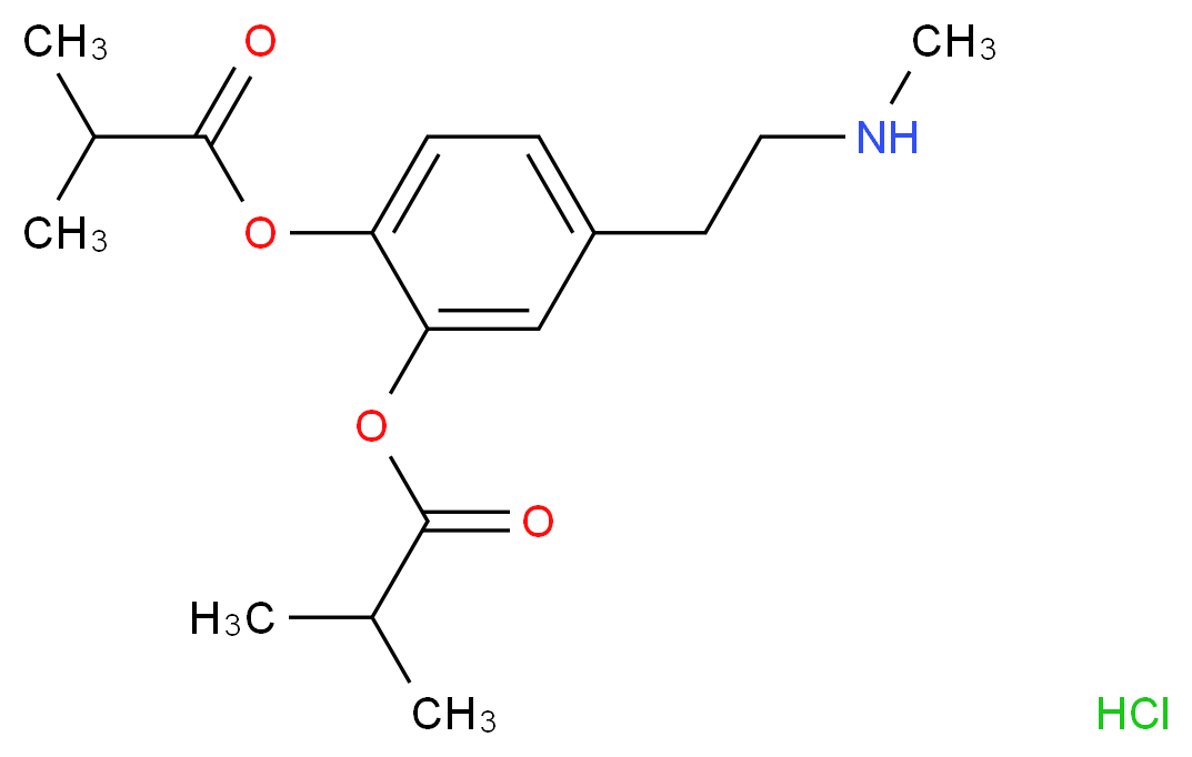 Ibopamine Hydrochloride_分子结构_CAS_75011-65-3)