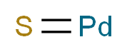 sulfanylidenepalladium_分子结构_CAS_12125-22-3