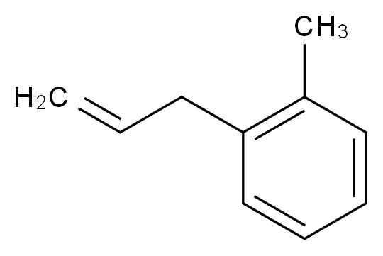 1-methyl-2-(prop-2-en-1-yl)benzene_分子结构_CAS_1587-04-8