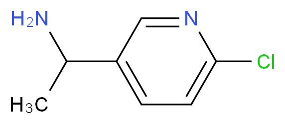 1-(6-chloropyridin-3-yl)ethanamine_分子结构_CAS_132219-51-3)