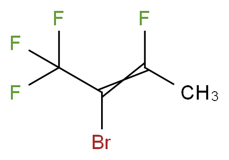 2-Bromo-1,1,1,3-tetrafluorobut-2-ene 97%_分子结构_CAS_933668-39-4)