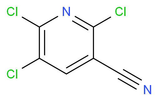 2,5,6-Trichloro-3-pyridinecarbonitrile_分子结构_CAS_40381-92-8)