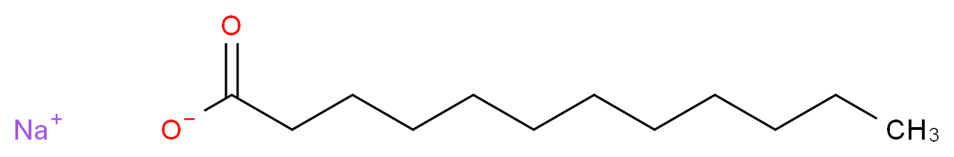 Sodium dodecanoate_分子结构_CAS_629-25-4)